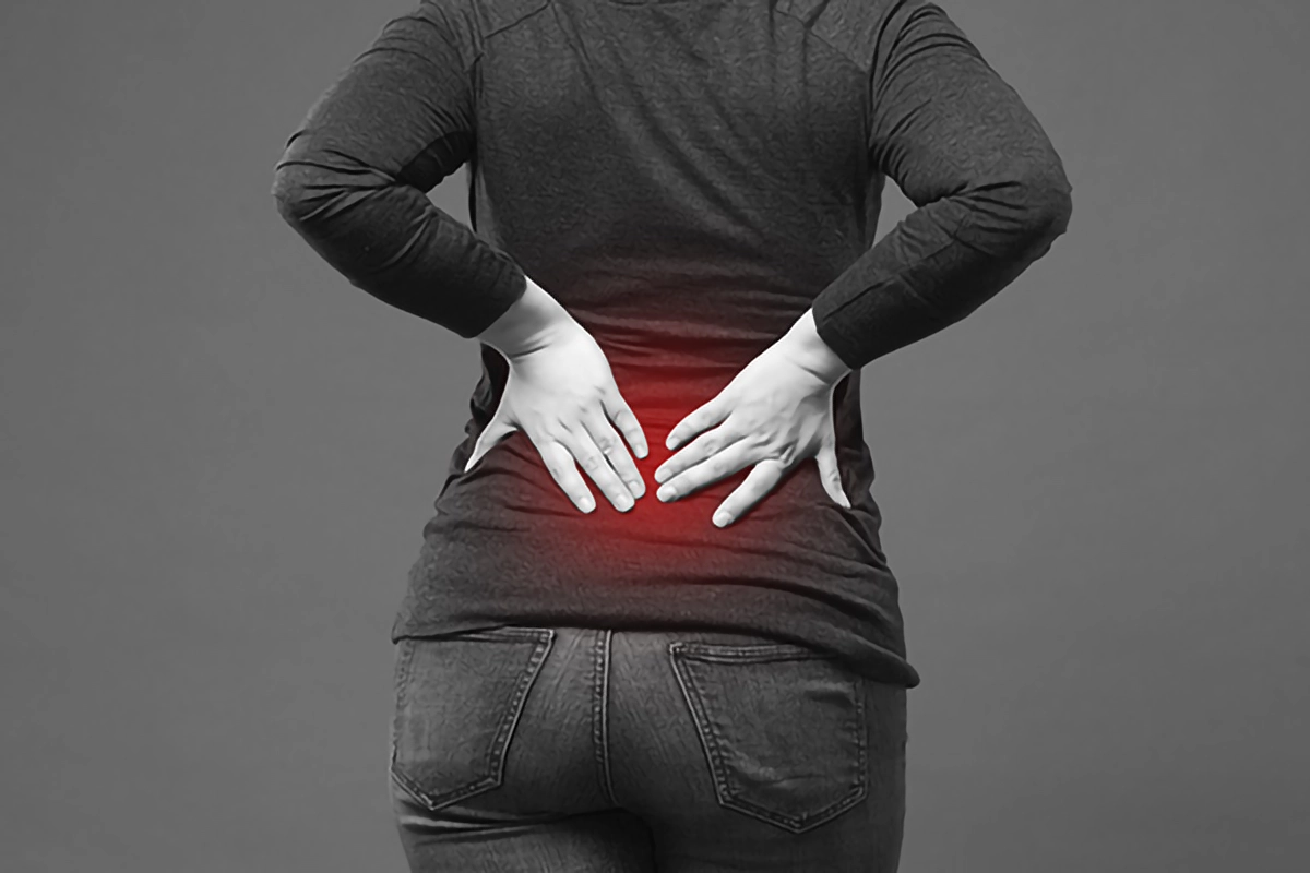 Image of a person with lower back pain